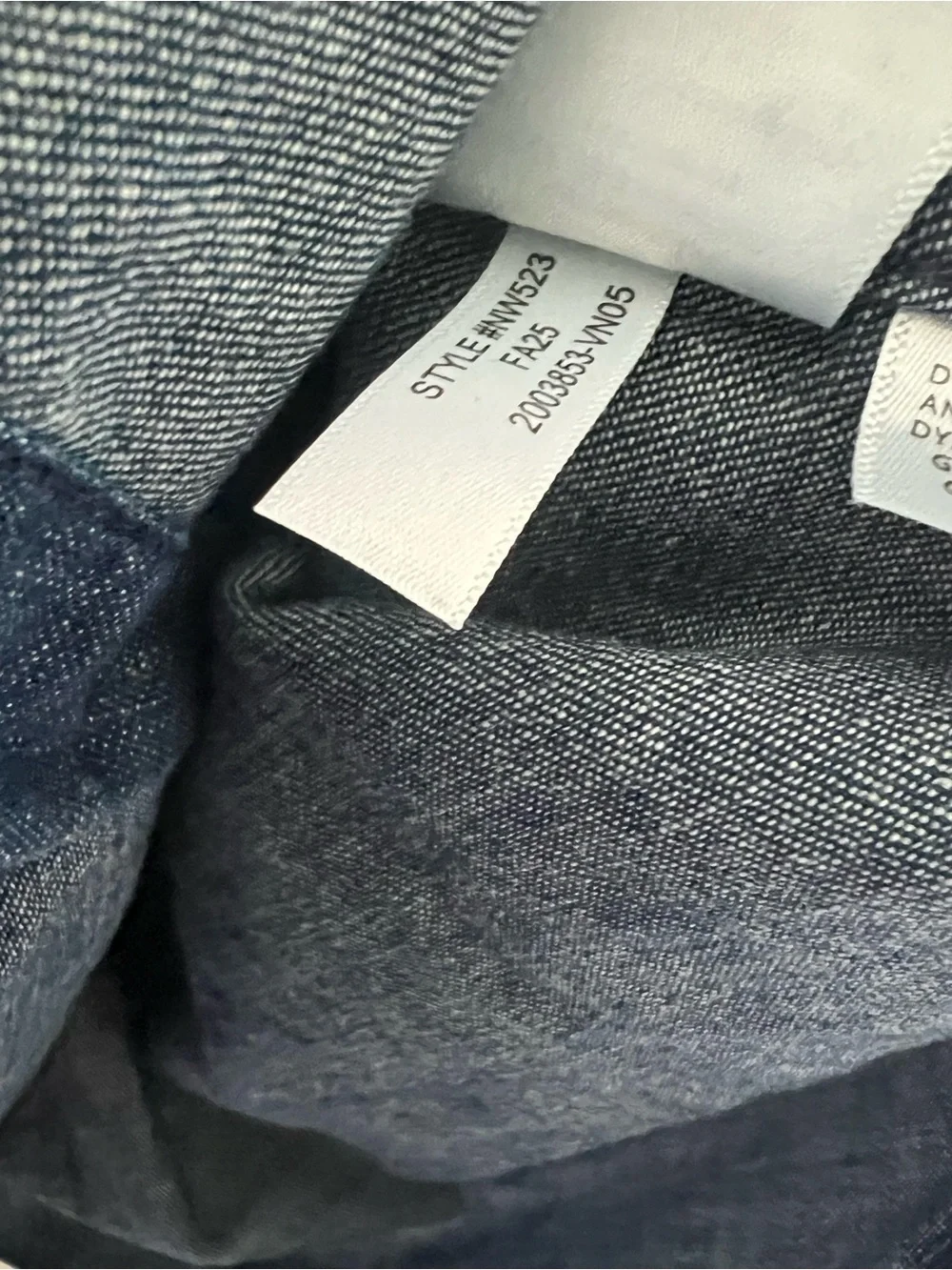 Madewell Tie-Neck Chambray Denim Button-Down Shirt Blouse Medium Blue Stretch - Picture 11 of 14